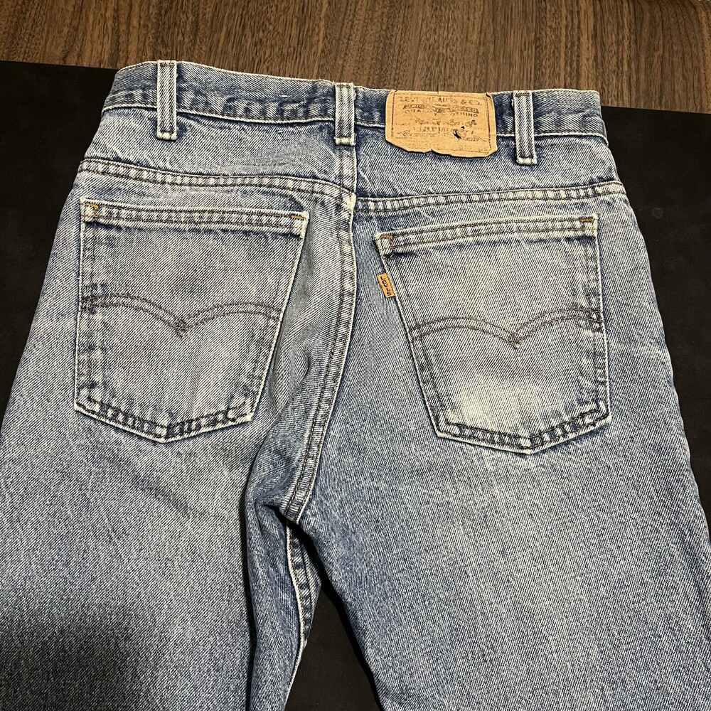 Vintage Levis 1970s Hippie Kurt Cobain Jeans 28x28 USA Woodstock Patchwork Levi - Picture 3 of 16